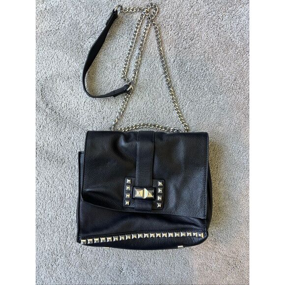 NWOT ZARA STUDDED MEDIUM CROSSBODY chain bag, $128 - Picture 7 of 11